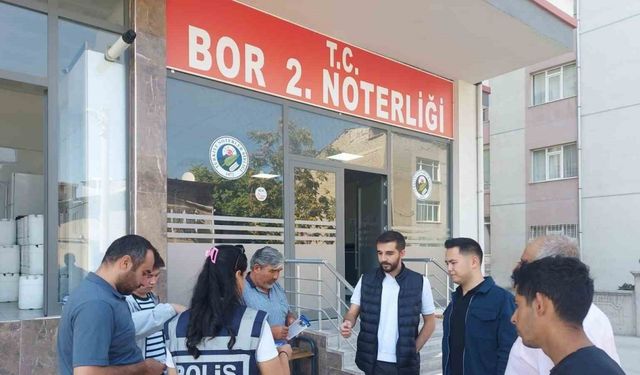 Niğde’de hırsızlık ve dolandırıcılığa karşı bilgilendirme çalışması yapıldı