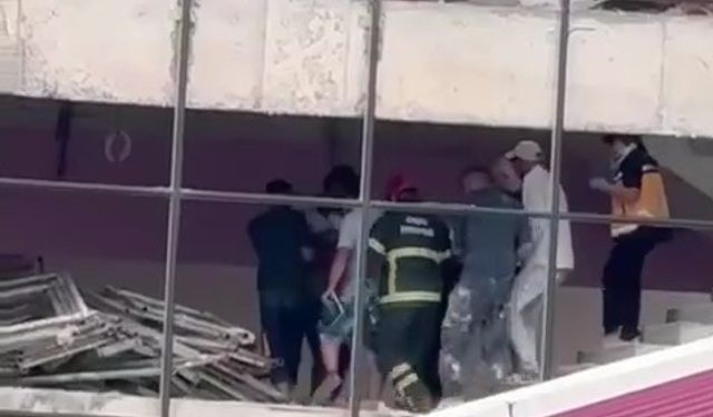 Ordu’da kültür merkezi inşaatında iş kazası: 1 yaralı