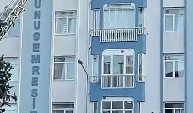 Ordu’da membran tadilatı sonrası çatı yangını