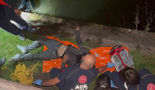 Porsuk Çayı’na düşen genç ağır yaralandı