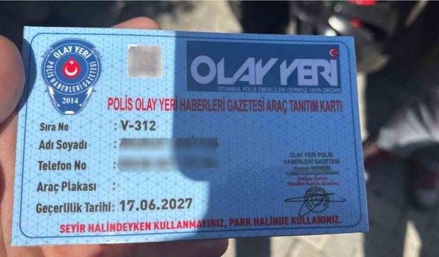 "Resmi hizmete mahsustur" kartıyla trafiğe çıkılan aracın sahibiyle ilgili yeni gelişme