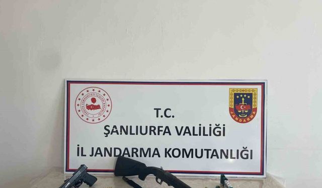 Şanlıurfa’da 4 ilçede eş zamanlı operasyon: Çok sayıda silah ele geçirildi