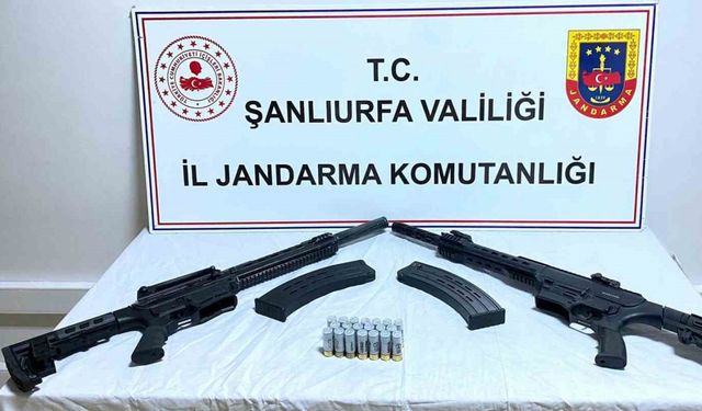 Şanlıurfa’da ruhsatsız 3 av tüfeği ve kurusıkı tabanca ele geçirildi