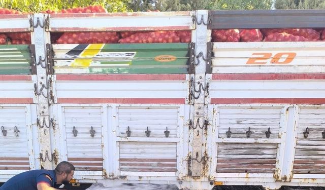 Siirt’te seyir halindeki kamyonet alev aldı