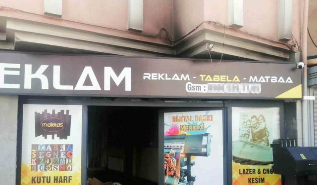 Simav’da iş yerinde çıkan yangın büyümeden söndürüldü