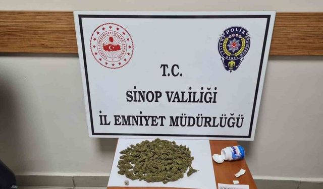 Sinop’ta uyuşturucu operasyonu: 2 gözaltı