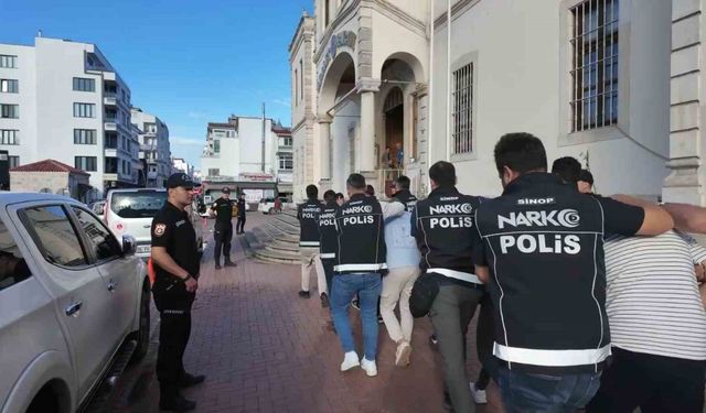 Sinop’ta uyuşturucu operasyonu: 6 tutuklama