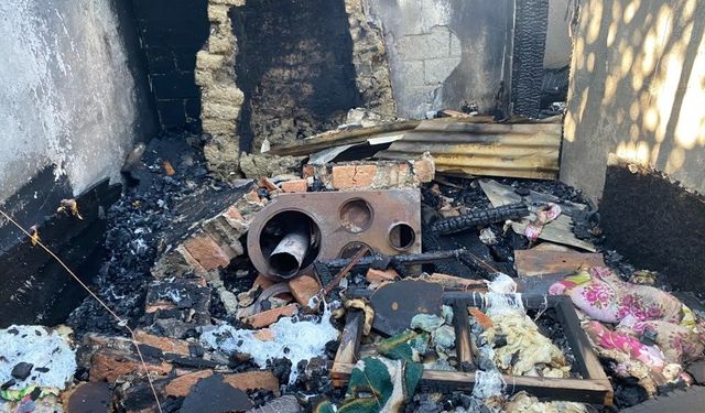 Sinop’ta yangın: 1 ev kullanılamaz hale geldi