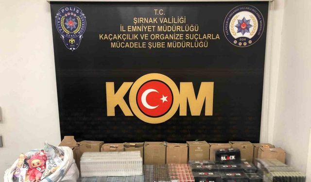 Şırnak’ta narkotik ve kaçakçılık operasyonunda 2 tutuklama