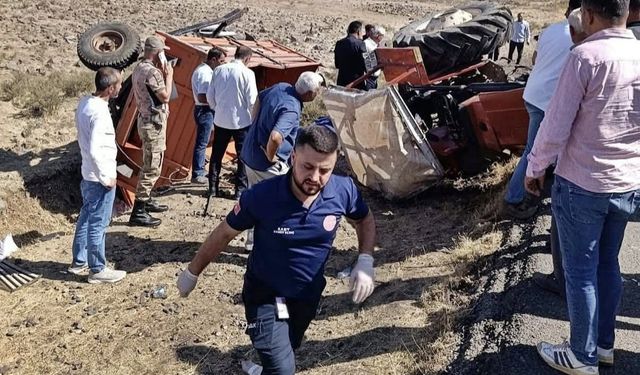 Şırnak’ta traktör devrildi: 1 ölü, 4 yaralı