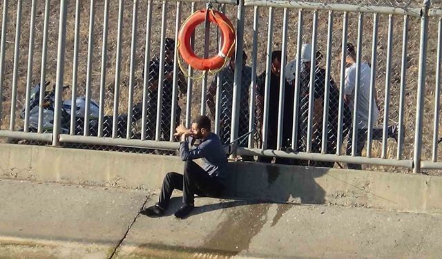 Sulama kanalında can pazarı