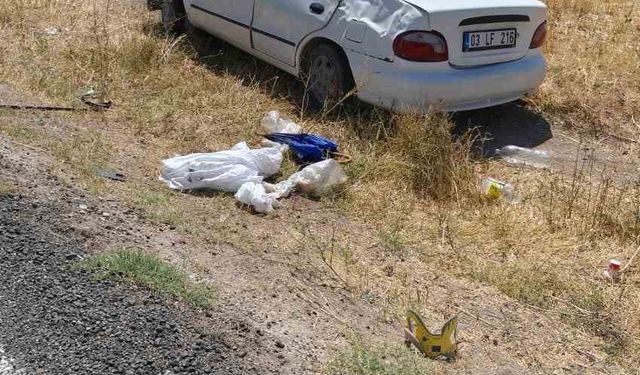 Takla atan otomobilde 4 kişi yaralandı