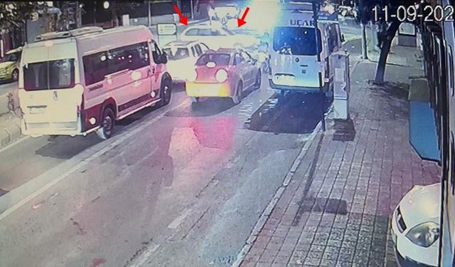 Tekirdağ’da yaya geçidinden yolun karşısına geçen otomobile ceza gecikmedi