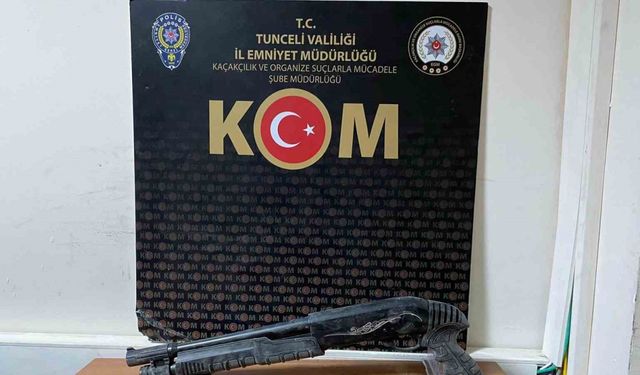 Tunceli’de toprağa gömülü halde silah ve uyuşturucu madde ele geçirildi