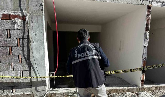 Uşak’ta inşaat halindeki apartmandan düşen kişi öldü