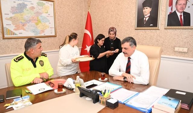 Valiliğin gülleri göreve başladı