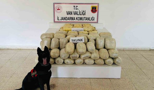 Van’da 106 kilo uyuşturucu madde ele geçirildi