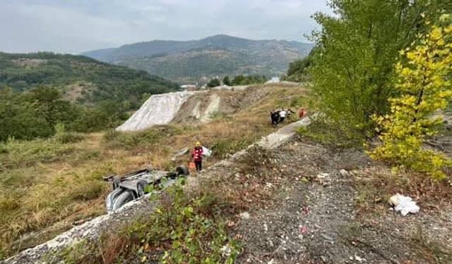 Zonguldak’ta iki ayrı trafik kazasında 2 kişi yaralandı