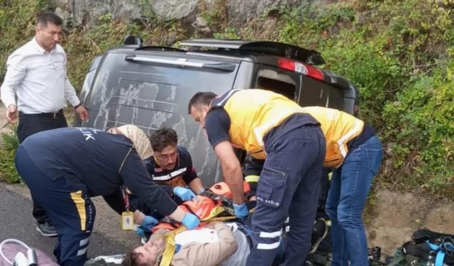 Zonguldak’ta yağış kazayı beraberinde getirdi: 1 yaralı