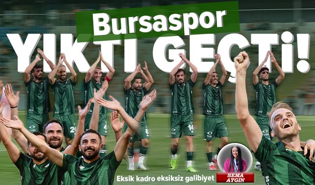Eksik kadro eksiksiz galibiyet! Bursaspor Adanaspor'u yıktı geçti: 0-6