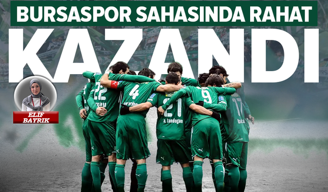 Bursaspor, Ziraat Türkiye Kupası'nda bir üst tura yükseldi!