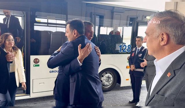 Özgür Özel, İstanbul'da: Özgür Çelik karşıladı