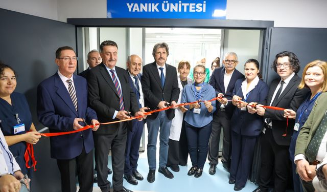 BUÜ Hastanesi’nin yenilenen Yanık Ünitesi hizmete açıldı