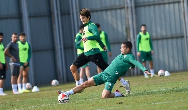 Bursaspor Aksaray maçı hazırlıklarını tamamladı