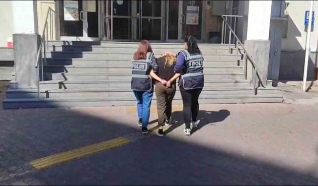 14 yıl kesinleşmiş cezası olan kadın polisten kaçamadı
