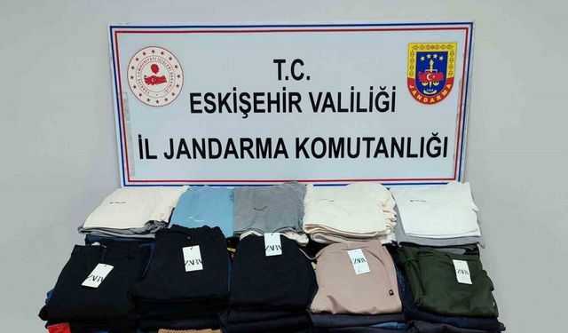650 bin TL değerinde sahte kıyafet ele geçirildi