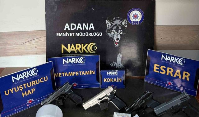 Adana’da uyuşturucu operasyonu: 5 tutuklama