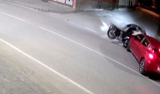Afşin’de otomobil ile motosiklet çarpıştı: 1 yaralı