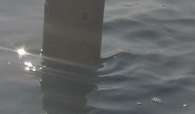 Akçakoca açıklarında balıkçılar füze motoru buldu