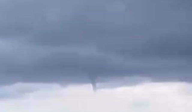 Alanya’da denizde hortum çıktı