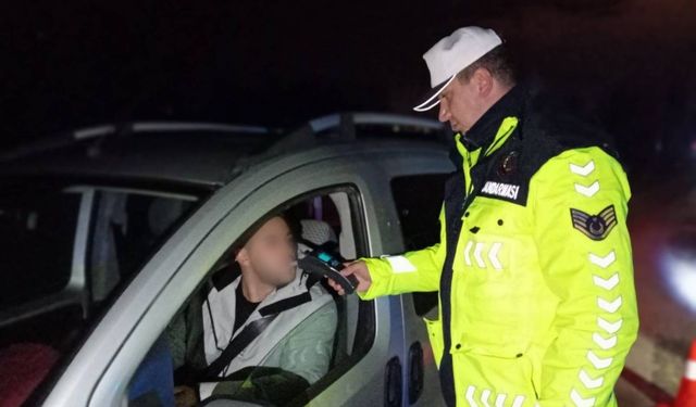 Alkollü sürücüye 27 bin lira ceza kesildi