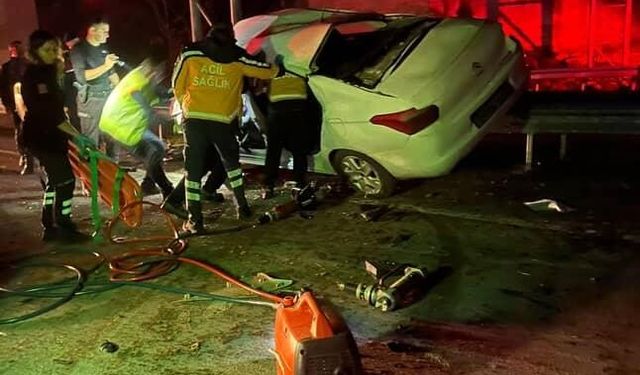 Babaeski’de trafik kazası: 1 kişi hayatını kaybetti