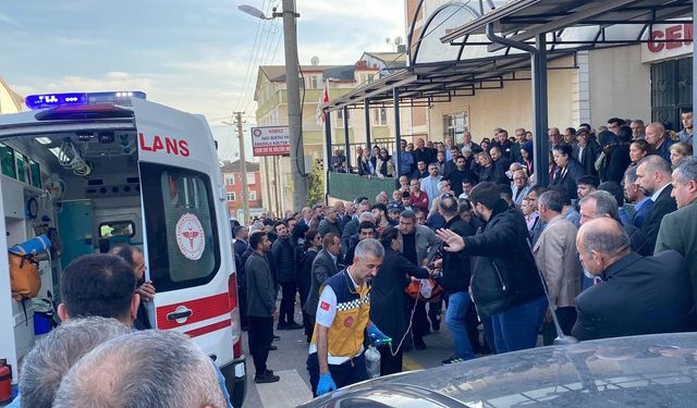 Babasının cenazesinde dayısını da kaybetti