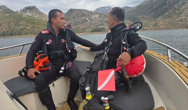 Baraj gölünde kaybolan İrlandalı turisti arama çalışmasında 3’üncü günde de sonuç alınamadı