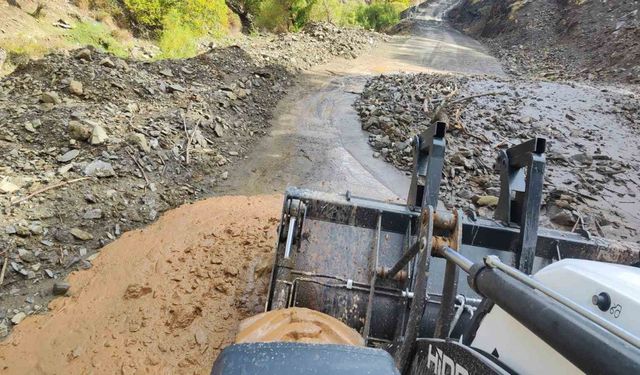 Batman’da şiddetli yağış ile birlikte kapanan köy ve mezra yolları ulaşıma açıldı