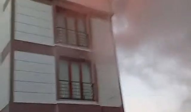 Biga’da ev yangını