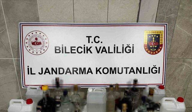 Bilecik’te kaçak sahte alkol operasyonu