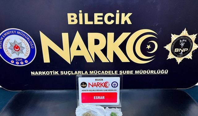 Bilecik’te uyuşturucu operasyonu: 2 şüpheli yakalandı