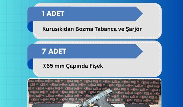 Bingöl’de ruhsatsız silah ve tüfekler ele geçirildi