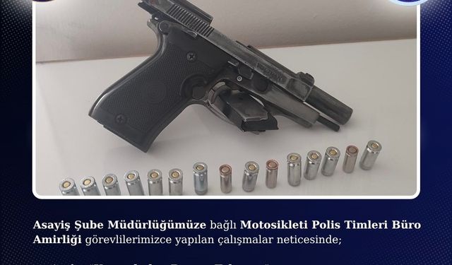 Bingöl’de tabanca ele geçirildi