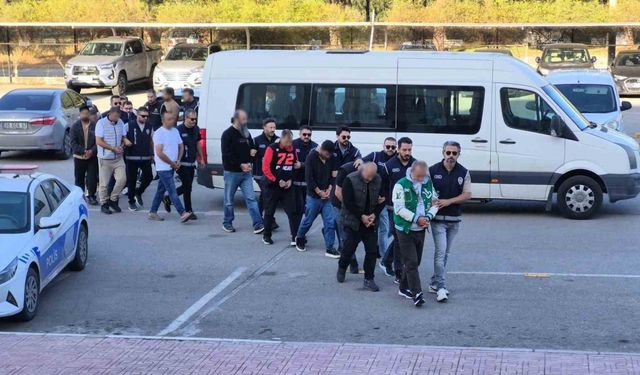 Bodrum’da 17 şüpheli adliyeye sevk edildi