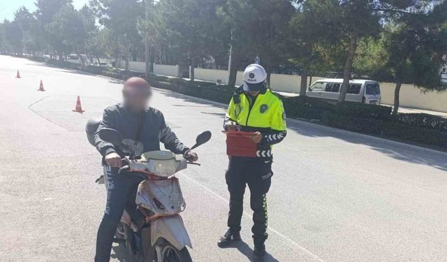Burdur’da motosiklet denetimleri