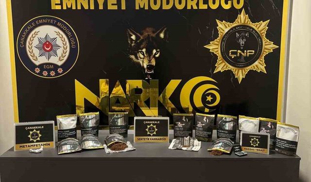 Çanakkale’de uyuşturucu operasyonunda 2 tutuklama