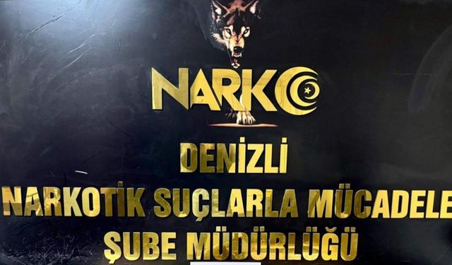 Denizli’de 19 bin kullanımlık sentetik uyuşturucu yakalandı