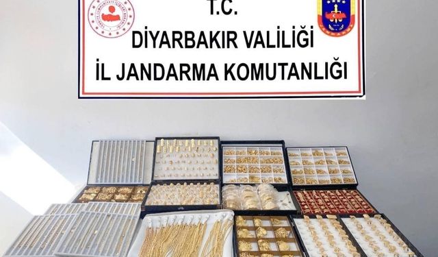 Diyarbakır’da 40 milyon liralık kaçak altın ele geçirildi