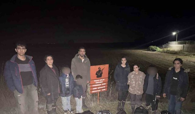 Edirne’de 16 düzensiz kaçak göçmen yakalandı